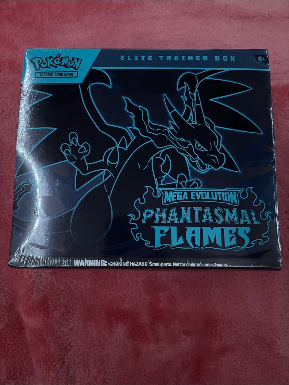 Pokemon Mega Evolution Phantasmal Flames Elite Trainer Box - Black & Teal
